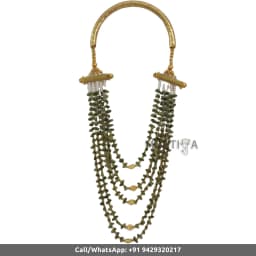 Necklace Style Cardamom Mala 1 Ft with Golden String (Elaichi Mala) - 1