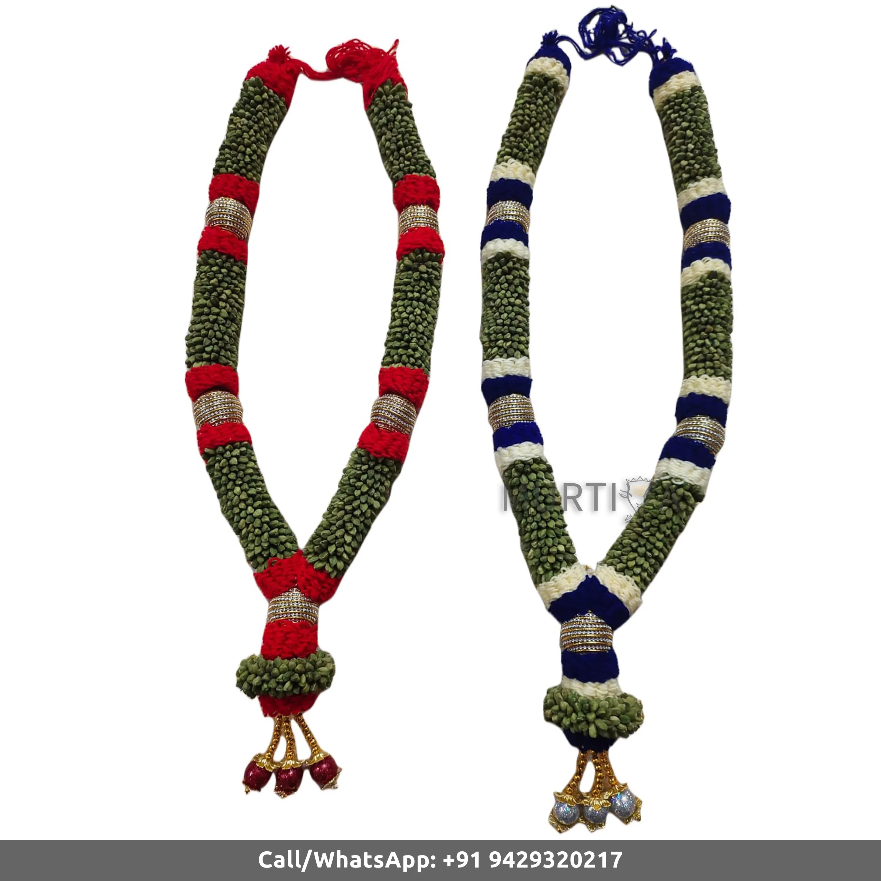 South Indian Wedding Garland – Natural Green Cardamom (Elaichi) Mala