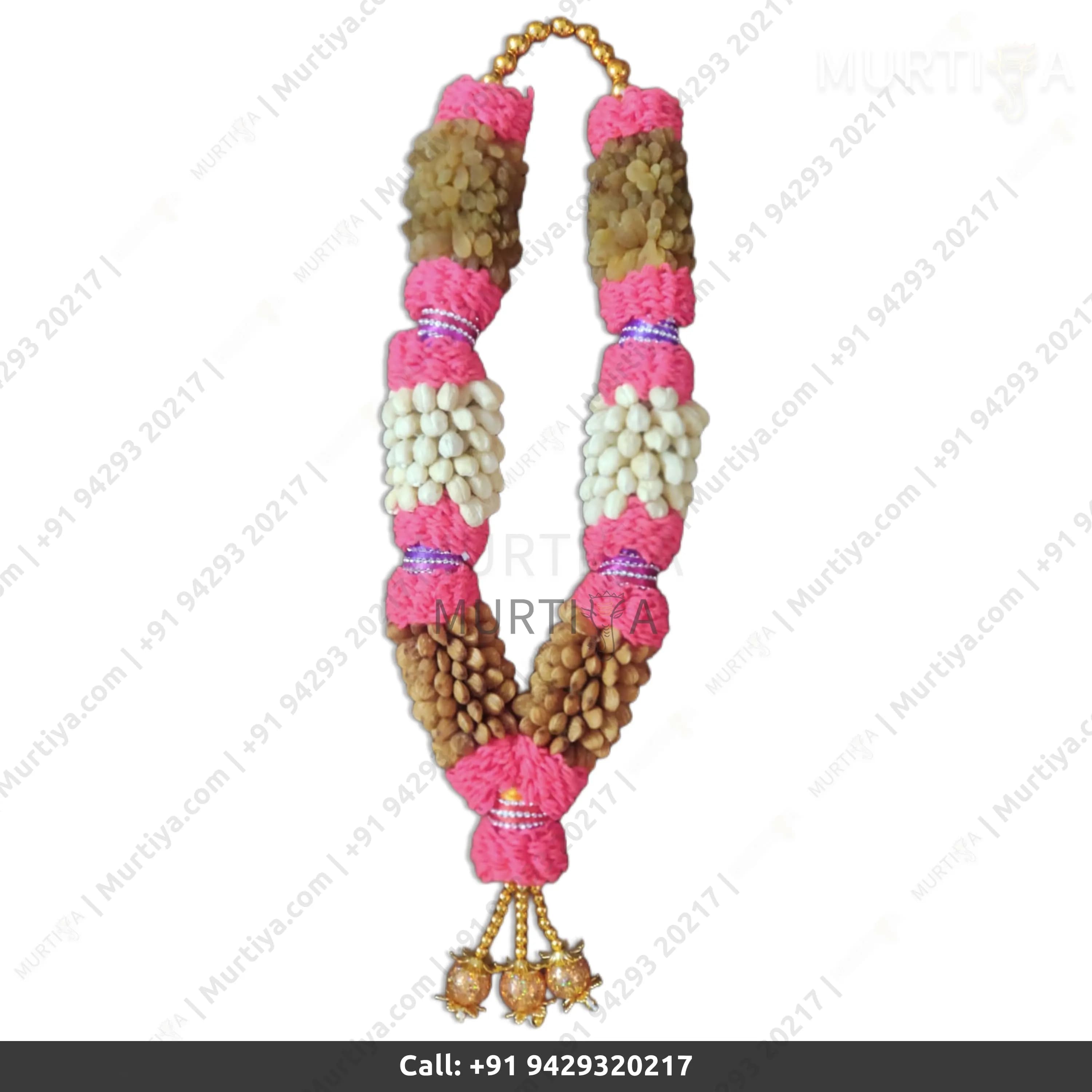 Wedding Dry Fruit Garland Mala (Almond-Cashew-Kishmish) 1 Pc